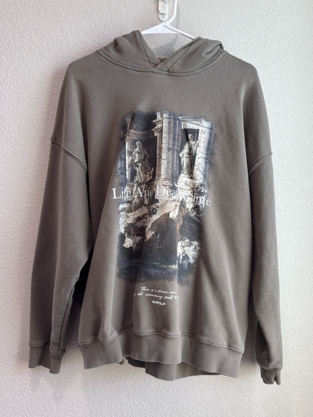 Men’s PCLP Game of Life and Death Hoodie Sweatshirt Medium